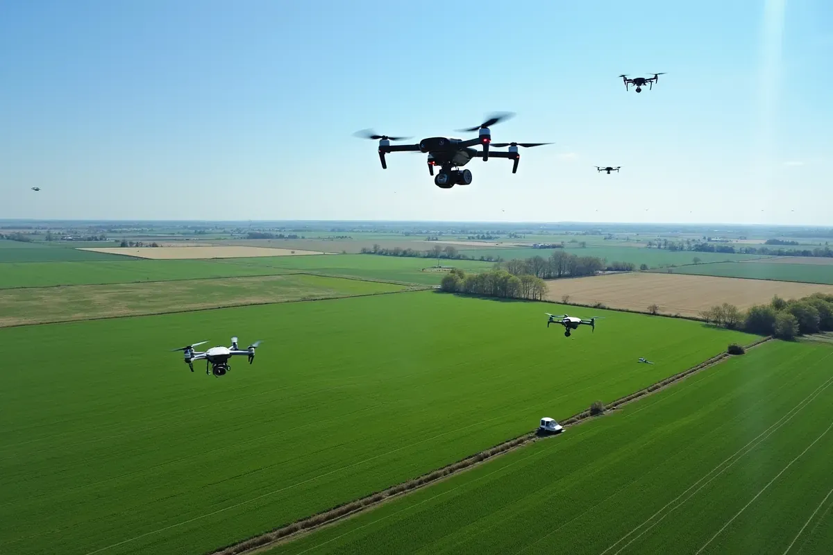 Drony w rolnictwie – Zastosowanie, korzyści i nowoczesne rozwiązania