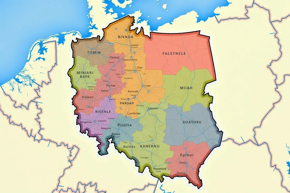 Mapa administracyjna Polski – Informacje i Korzyści Edukacyjne